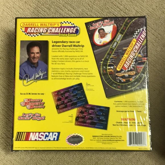 NASCAR Let’s go Racin Boys! Trivia Game - Picture 2 of 4